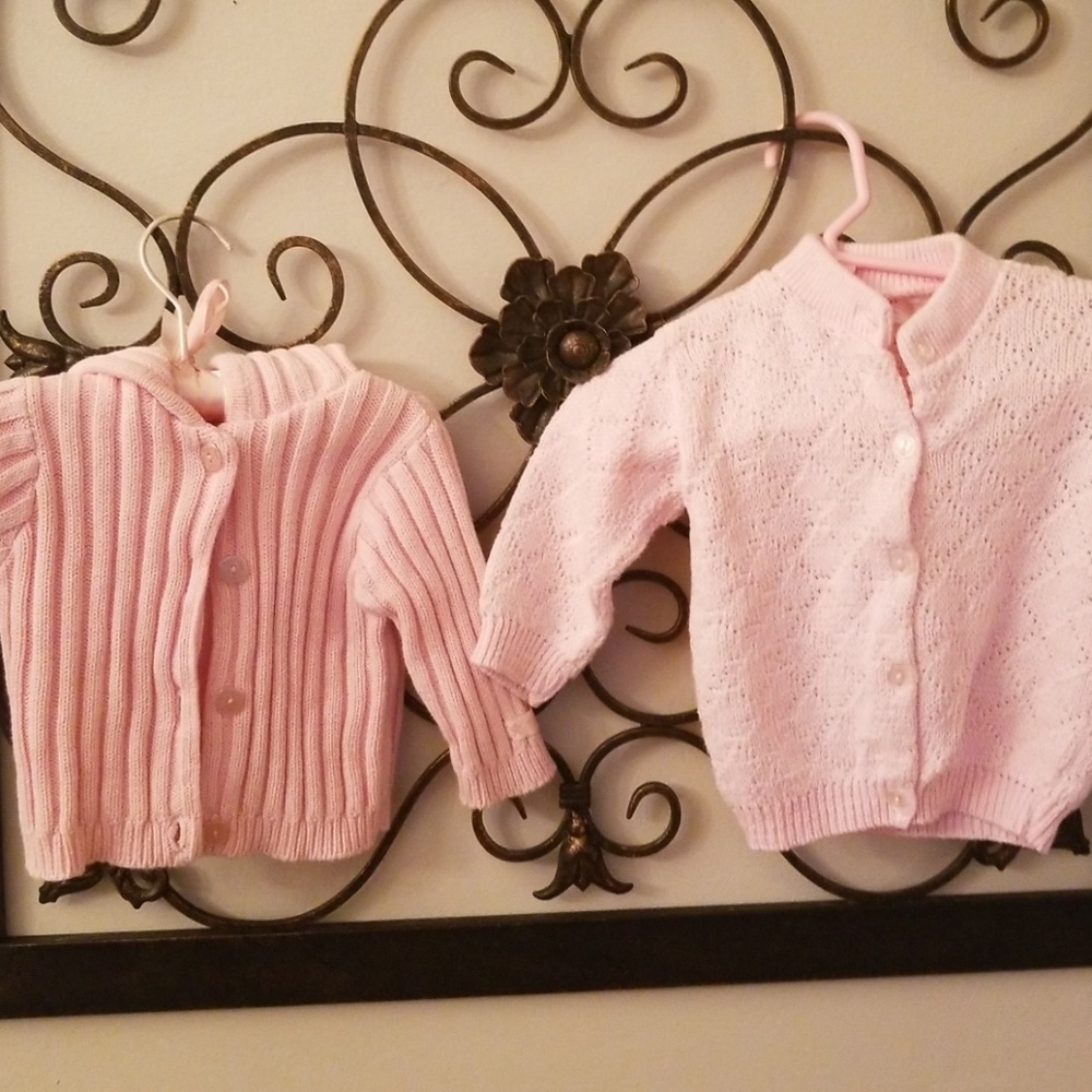 Pretty in pink sweaters